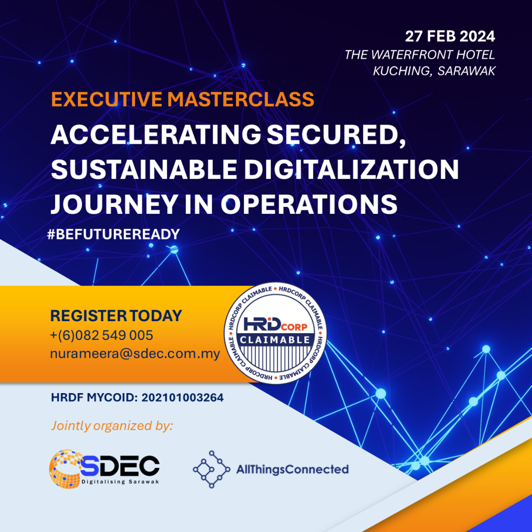 Read more about the article Executive Masterclass on Accelerating Secured, Sustainable Digitalization Journey in Operations