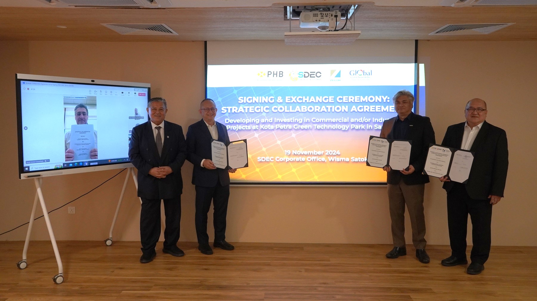 You are currently viewing SDEC announces strategic collaboration with PHB, ZECON and GNI to develop and invest in KPGTP